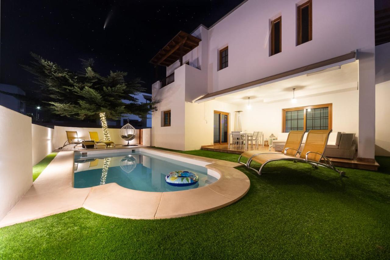 Valentina Villa Private Pool Garden Costa Teguise Exterior photo